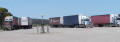 Nullarbor truck stop, road trains W.A.